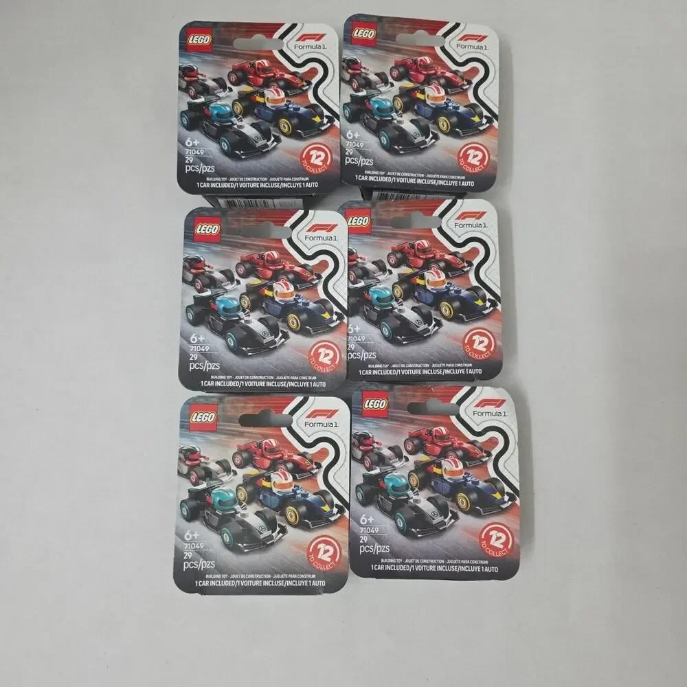 2025 LEGO 71049 Formula 1 Series Cars/Minifigures SET OF 6 Sealed Box